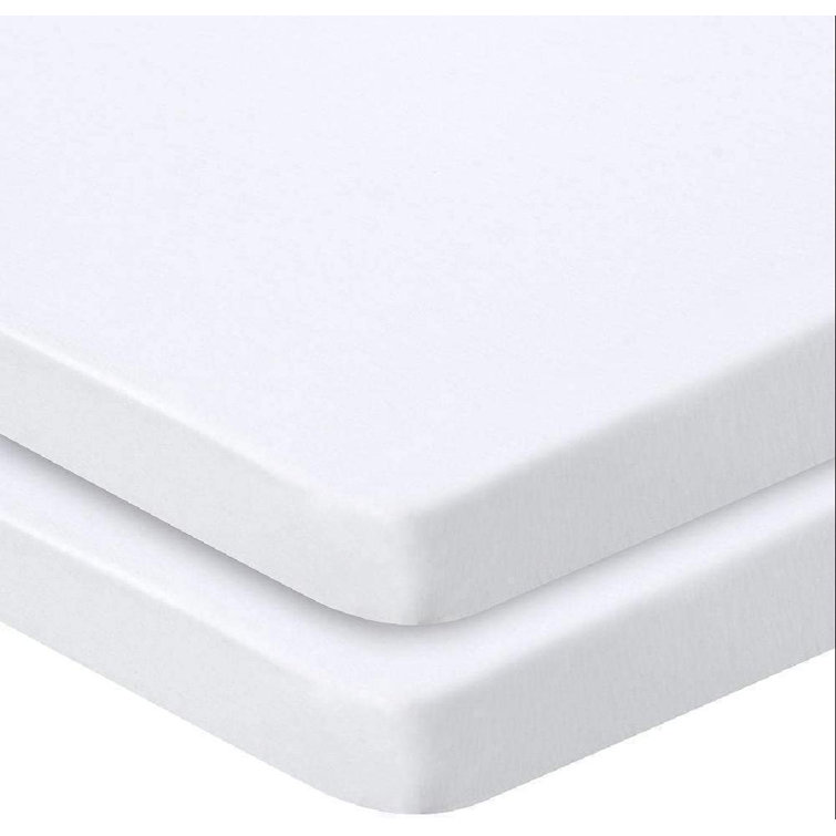 Eider & Ivory™ Fitted Hospital Bed Sheets Cotton Rich Soft Knitted